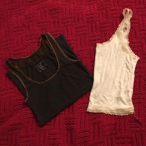 Two American eagle tank tops